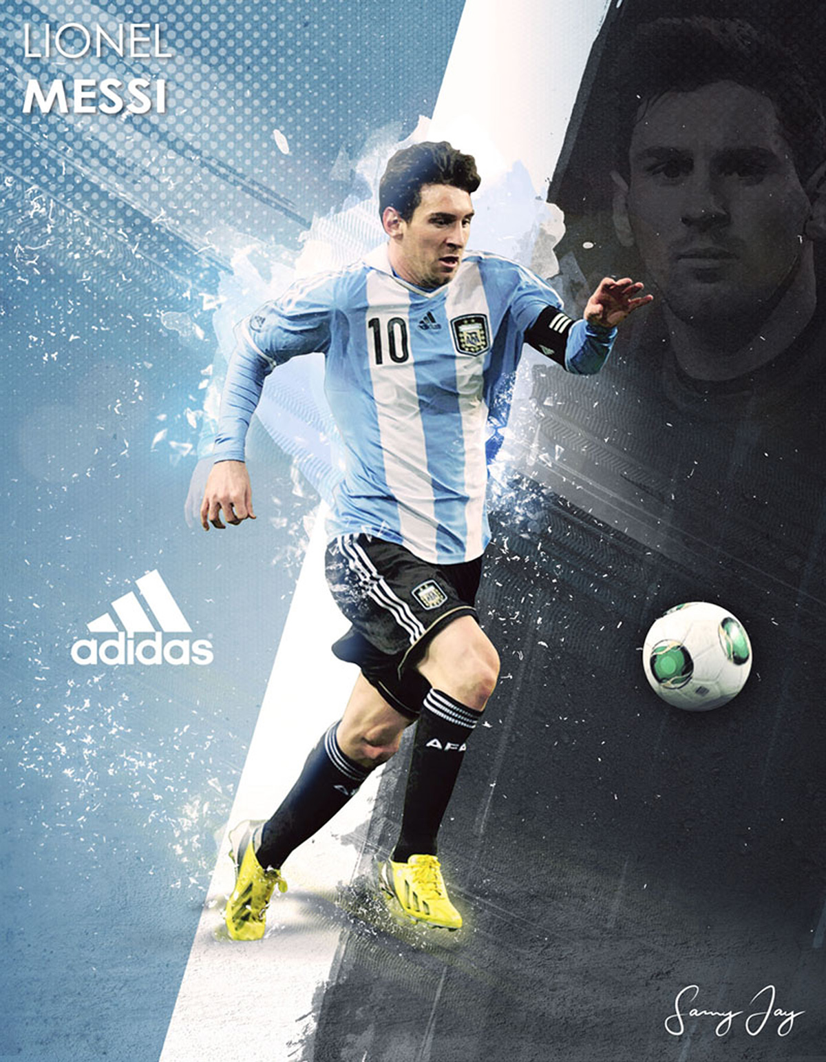 Messi kí hợp đồng trọn đời với Adidas